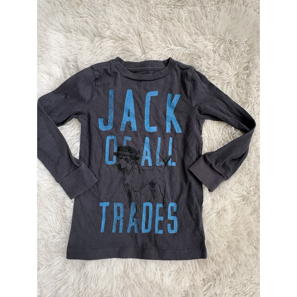 Crewcuts Sz. 3 Explore W/out Footprints “Jack Of All Trades” Tee. Cute, Soft
